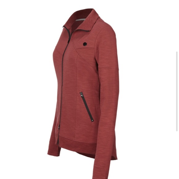 Cabi Training Jacket #4122 brownish burgundy, warm up - Picture 6 of 10